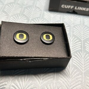 black O cuff links